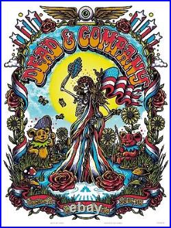 Grateful Dead And Company 2022 Star Lake Burgettstown Poster Weir Mayer & Co