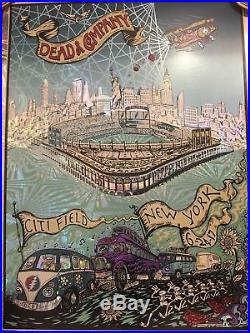 Grateful Dead & And Company Citi Field Poster Mike Dubois 6/24/17 Sold Out Pin