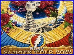 Grateful Dead And Company Rare Ap Autographed Summer Tour 2022 Poster #25/500