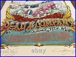 Grateful Dead And Company Rare Ap Autographed Summer Tour 2022 Poster #25/500