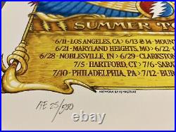 Grateful Dead And Company Rare Ap Autographed Summer Tour 2022 Poster #25/500