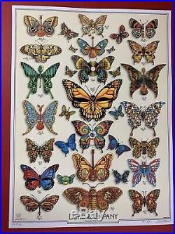 Grateful Dead And & Company Summer Tour Poster Emek Butterflies Vip 2019 Print