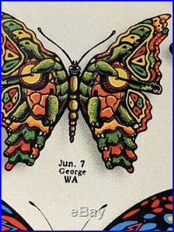 Grateful Dead And & Company Summer Tour Poster Emek Butterflies Vip 2019 Print