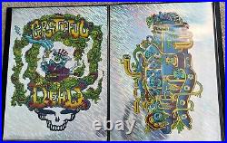 Grateful Dead And The Caravan Poster Set By Caleb Williamson Moon Lava Foil Mint