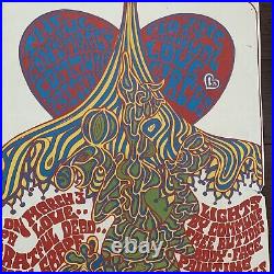 Grateful Dead Aor 2.194 Original Poster 1st Winterland Show Love Moby Grape 1967
