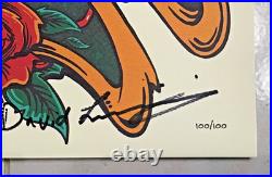 Grateful Dead Archivist David Lemieux Signed 25th Anniversary Print 100/100