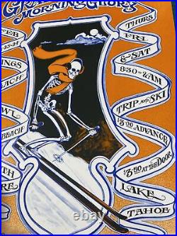 Grateful Dead Art Poster Morning Glory Skeleton Skiing #35635000 February 1968