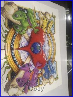 Grateful Dead Art Print We Will Get By Aj Masthay Poster 419/750