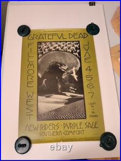 Grateful Dead At The Fillmore West Promotional Poster Grateful Dead At The Fillmore West Promotional Poster