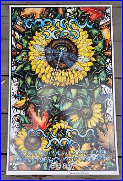 Grateful Dead Autographed Poster By Vince Welnick 1995 Fall Tour Dead & Company