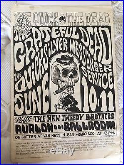 Grateful Dead Avalon Ballroom 1960's psychedelic Quick and the Dead Quicksilver