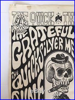 Grateful Dead Avalon Ballroom 1960's psychedelic Quick and the Dead Quicksilver