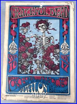 Grateful Dead Avalon Ballroom Family Dog Concert Poster 2nd Print FD-26-2 Grateful Dead Avalon Ballroom Family Dog Concert Poster 2nd Print FD-26-2