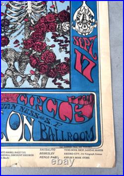 Grateful Dead Avalon Ballroom Family Dog Concert Poster 2nd Print FD-26-2