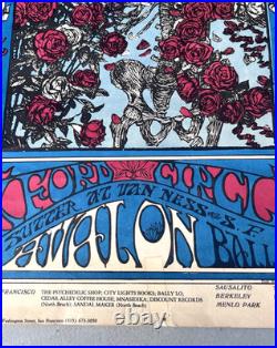 Grateful Dead Avalon Ballroom Family Dog Concert Poster 2nd Print FD-26-2 Grateful Dead Avalon Ballroom Family Dog Concert Poster 2nd Print FD-26-2