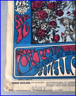 Grateful Dead Avalon Ballroom Family Dog Concert Poster 2nd Print FD-26-2