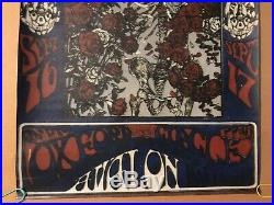 Grateful Dead Avalon Ballroom Poster Canvas Print Stanley Mouse Alton Kelley