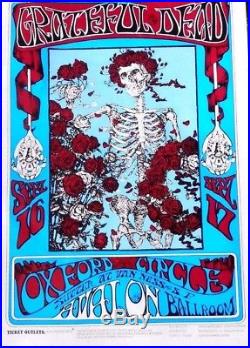 Grateful Dead Avalon Ballroom Stanley Mouse 1977 Reprint # 006 40 Years Old Rare