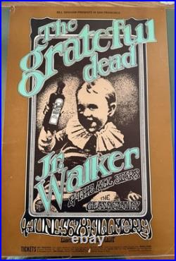 Grateful Dead BG-176 Fillmore West 1969 Randy Tuten 1st Print NM 80 PAE Poster
