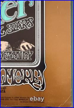 Grateful Dead BG-176 Fillmore West 1969 Randy Tuten 1st Print NM 80 PAE Poster