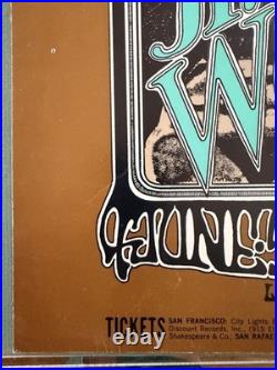 Grateful Dead BG-176 Fillmore West 1969 Randy Tuten 1st Print NM 80 PAE Poster