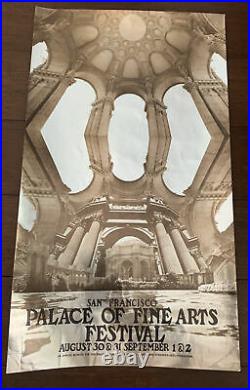 Grateful Dead, Big Brother Palace of Fine Arts Festival Concert Poster 1968 AOR