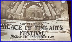 Grateful Dead, Big Brother Palace of Fine Arts Festival Concert Poster 1968 AOR