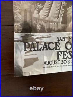 Grateful Dead, Big Brother Palace of Fine Arts Festival Concert Poster 1968 AOR
