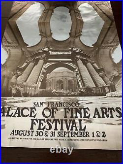 Grateful Dead, Big Brother Palace of Fine Arts Festival Concert Poster 1968 AOR