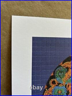 Grateful Dead Blotter Anthem Of The Sun Bill Walker Signed Numbered perforated
