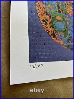 Grateful Dead Blotter Anthem Of The Sun Bill Walker Signed Numbered perforated