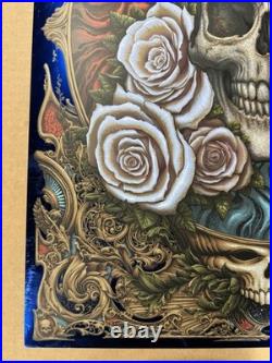 Grateful Dead Blue Mirror Foil Poster N. C Winters 12 Color Silkscreen BNG /40