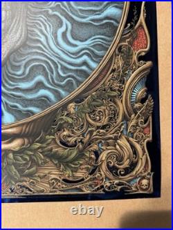 Grateful Dead Blue Mirror Foil Poster N. C Winters 12 Color Silkscreen BNG /40