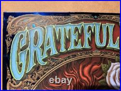 Grateful Dead Blue Mirror Foil Poster N. C Winters 12 Color Silkscreen BNG /40