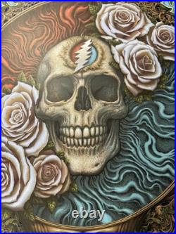 Grateful Dead Blue Mirror Foil Poster N. C Winters 12 Color Silkscreen BNG /40
