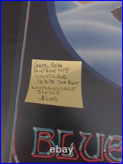 Grateful Dead Blue Rose NYE 12/31/78 2nd Print Wolfgangs Vault 31x20.5