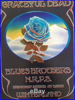 Grateful Dead Blues Brothers 1978 Winterland New Years Mouse Kelley Poster