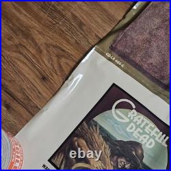 Grateful Dead Blues For Allah 32x42 Original VIntage 1975 Album Promo Poster