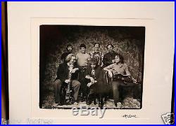 Grateful Dead & Bob Dillion 1987-Herb Greene Signed Framed