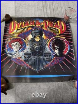 Grateful Dead & Bob Dylan Rock & Pop Music Poster Dylan & The Dead Concert Art