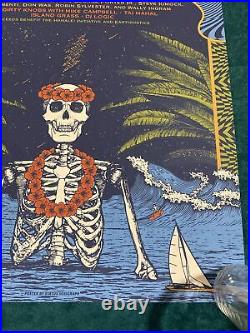 Grateful Dead Bob Weir New Years 2018 Hawaii Poster Artist Edition #32/50 Signed