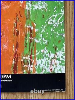 Grateful Dead Bruce Hornsby Original Benefit 4 Rainforest NYC MSG Concert Poster