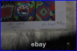 Grateful Dead Can You Pass the Acid Test Hartweg 2012 Poster Signed Chris Burris