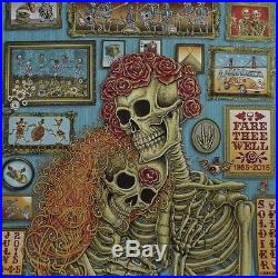 Grateful Dead Chicago 2015 EMEK poster Fare Thee Well 87/150 GD50