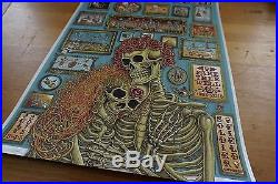 Grateful Dead Chicago 2015 EMEK poster Fare Thee Well 87/150 GD50