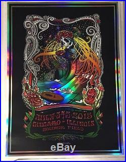 Grateful Dead Chicago Poster Print R Marx Conscious Alliance Fare Thee Well Gd50