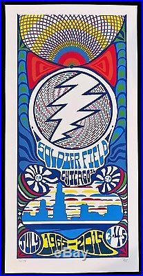 Grateful Dead Chicago Poster Print Tripp Trip 7/3 4 5/15 Gd50 Fare Thee Well