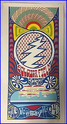 Grateful Dead Chicago Poster Print Tripp Trip 7/3 4 5/15 Gd50 Fare Thee Well