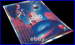 Grateful Dead Chicago Print Poster GD 50 Fare Thee Well Signed & Numbered Foil