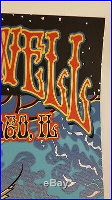 Grateful Dead ChicagoGD 50 Poster Print Mike Dubois 7/3/15 Fare Thee Well MINT
